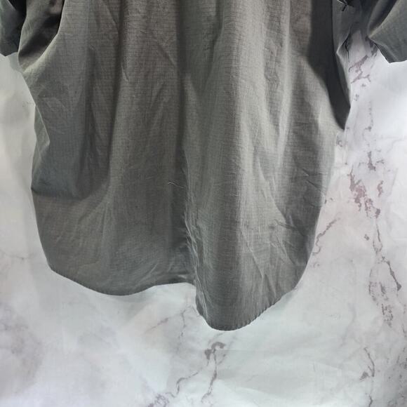 Carhartt Shirt Mens XL Short Sleeve Button Up Gray Collared Work Mechanic Shop - Picture 7 of 15